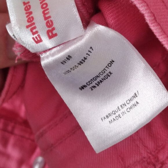 Super fun Pink Denim Jacket with a touch of Bling - Picture 4 of 5